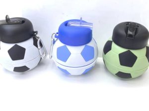 Collapsible Water Bottle soccer style