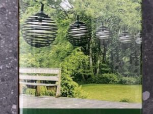 10 Metal Spring Ball Solar String lights