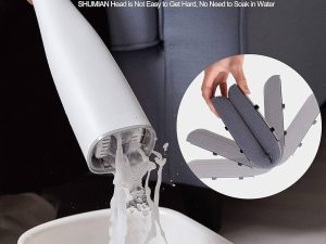 Fold 180 self wringing squeeze mop.