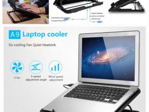 Adjustable Gaming Laptop Cooler Pad