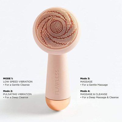 The Flawless Cleanse Vibrating Facial Cleanser.