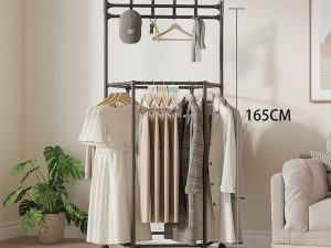 Hexagonal Rotating Clothes Drying Rack.