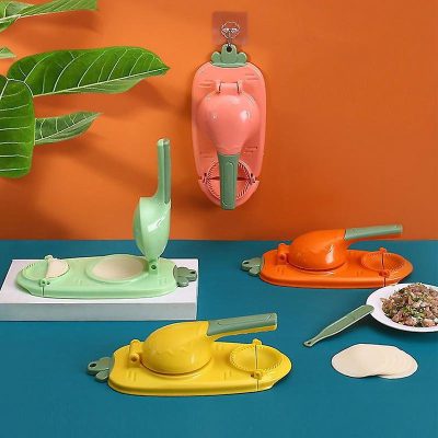 2 In 1 Dough Pressing Tool Set Diy Dumpling Maker Mould Manual Press, for easy convenience.